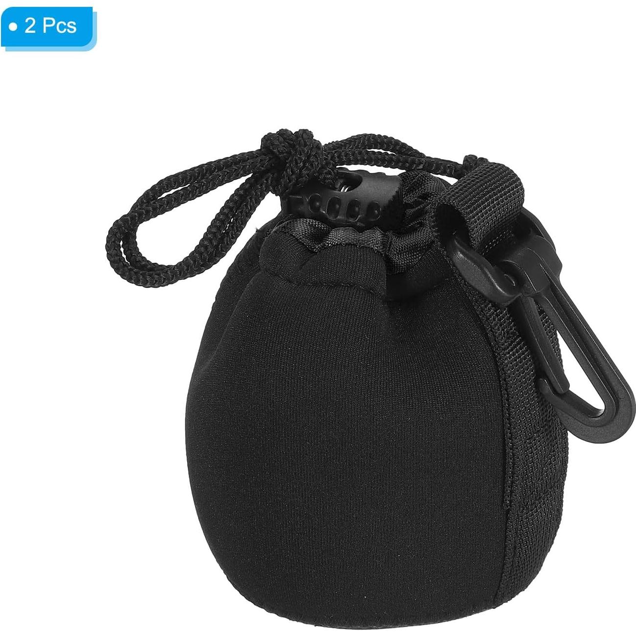 Bolsa de Lente Neopreno PATIKIL 2 Pcs 7x10 cm Impermeable