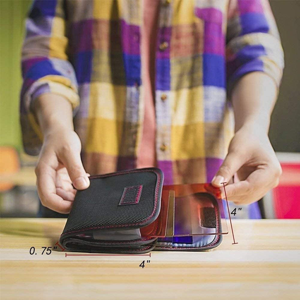 Funda para Filtros de Lente de Cámara DomeStar 2PCS 25-82mm