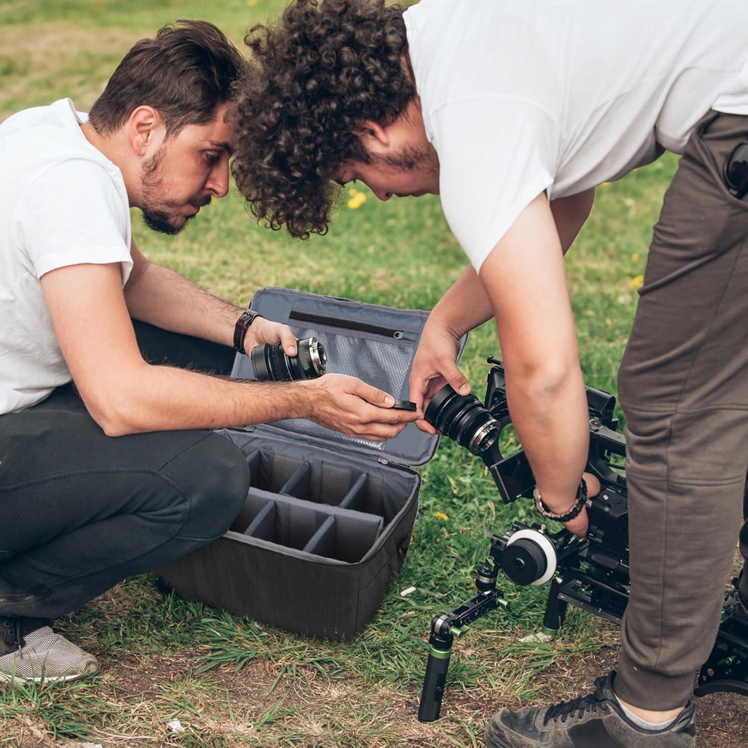 Bolsa de Inserción para Cámara DSLR Koolertron Negra 33x23x16cm