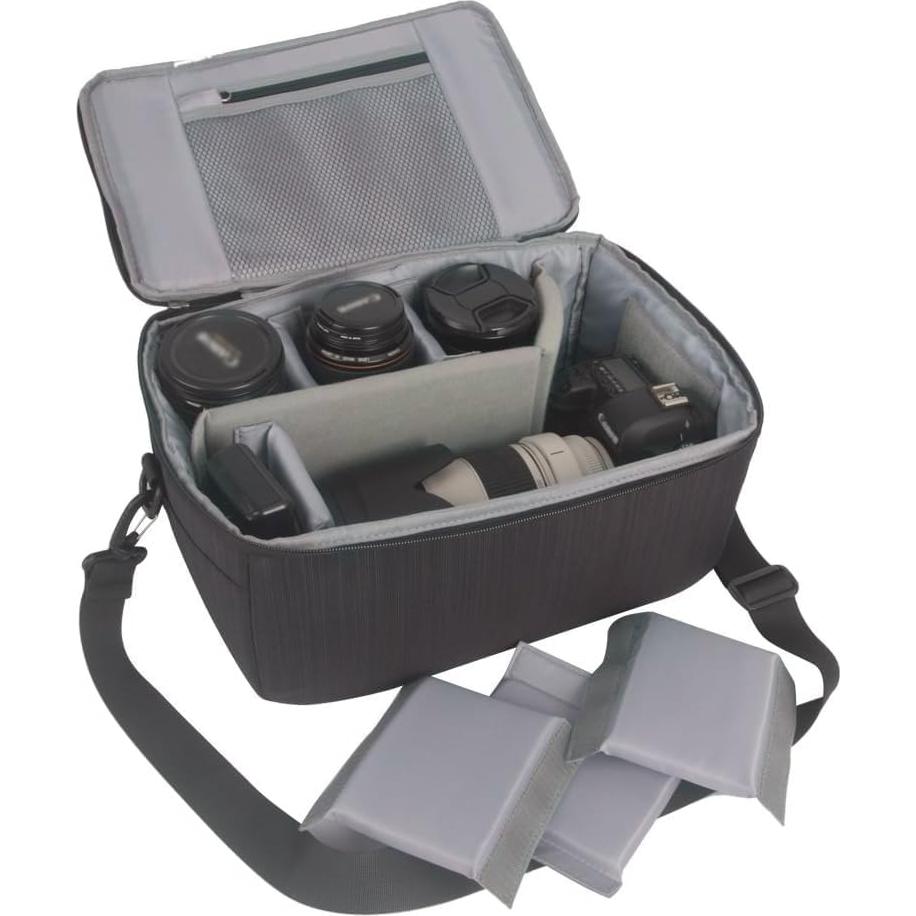 Bolsa de Inserción para Cámara DSLR Koolertron Negra 33x23x16cm