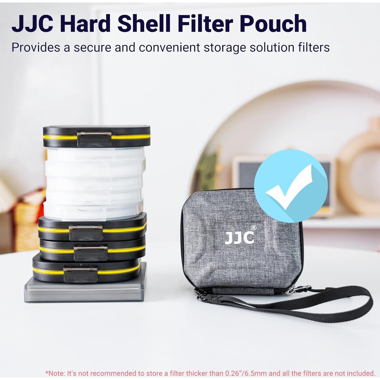 Funda de Filtro de Lente JJC para 10 Filtros de 67mm