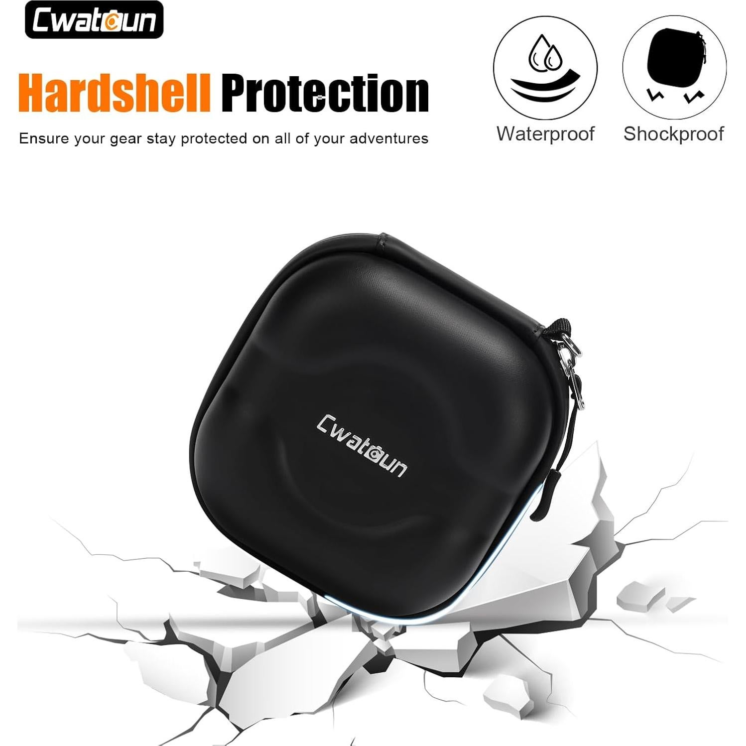 Funda de Filtro de Lente Cwatcun para 7 Filtros 100mm Negra