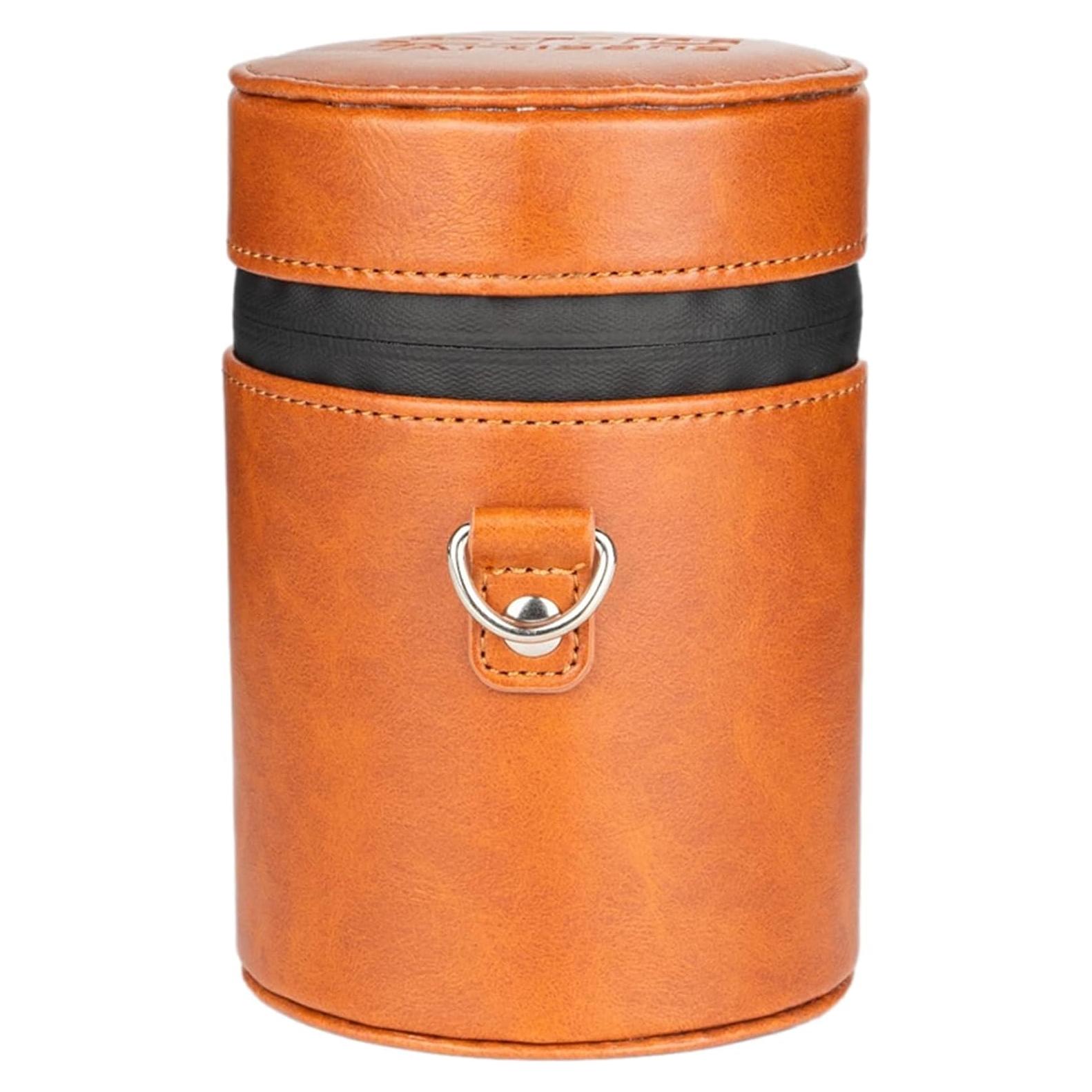 Bolsa de Protección para Lente 7artisans de Cuero Impermeable