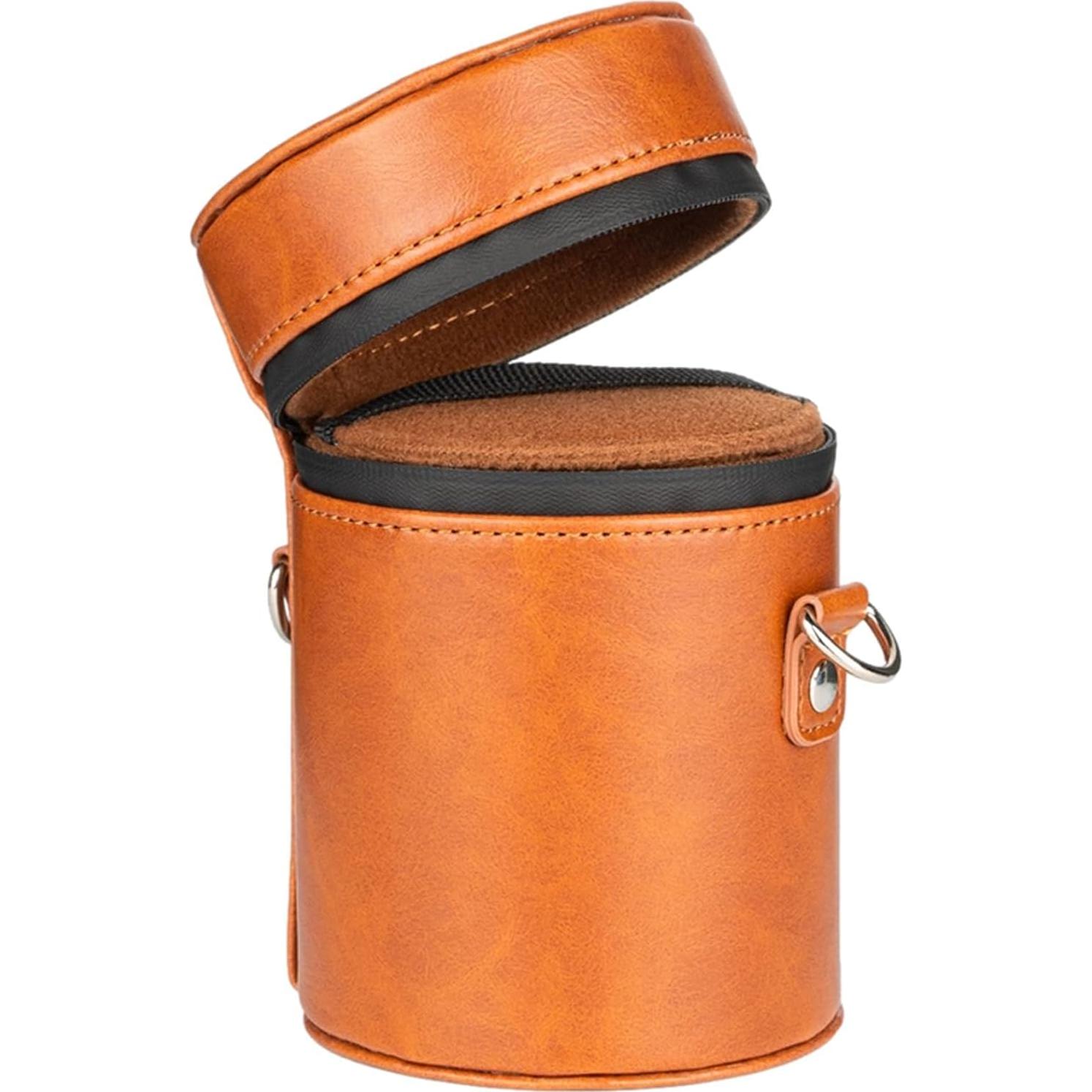 Bolsa de Protección para Lente 7artisans de Cuero Impermeable