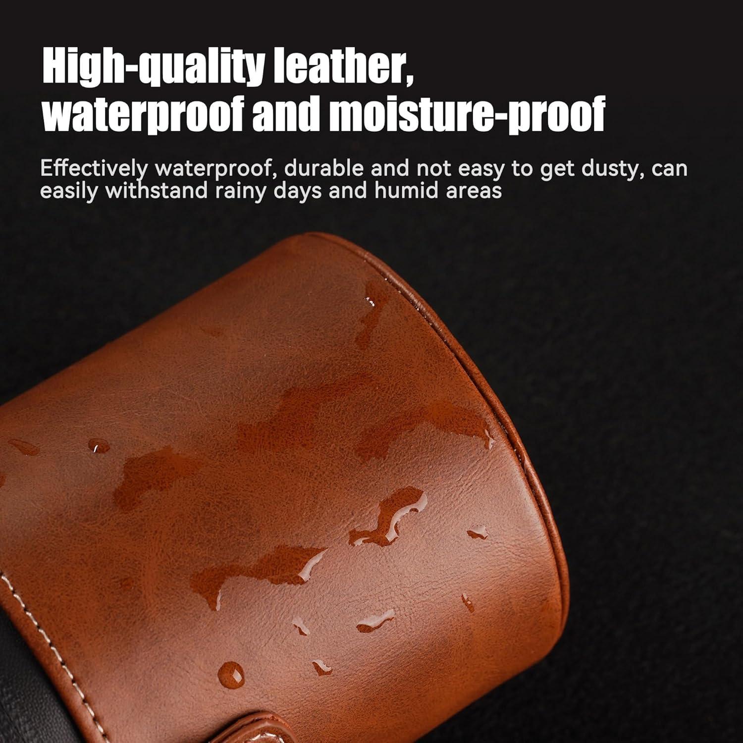 Bolsa de Protección para Lente 7artisans de Cuero Impermeable