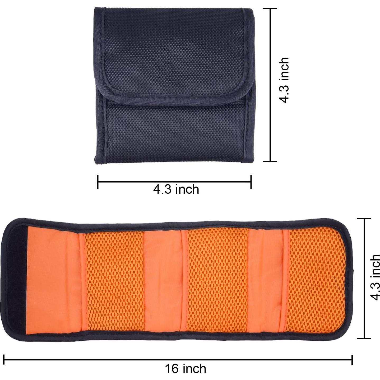 Estuche para Filtros de Lente SunmnDirect 3 Bolsillos 25-77 mm