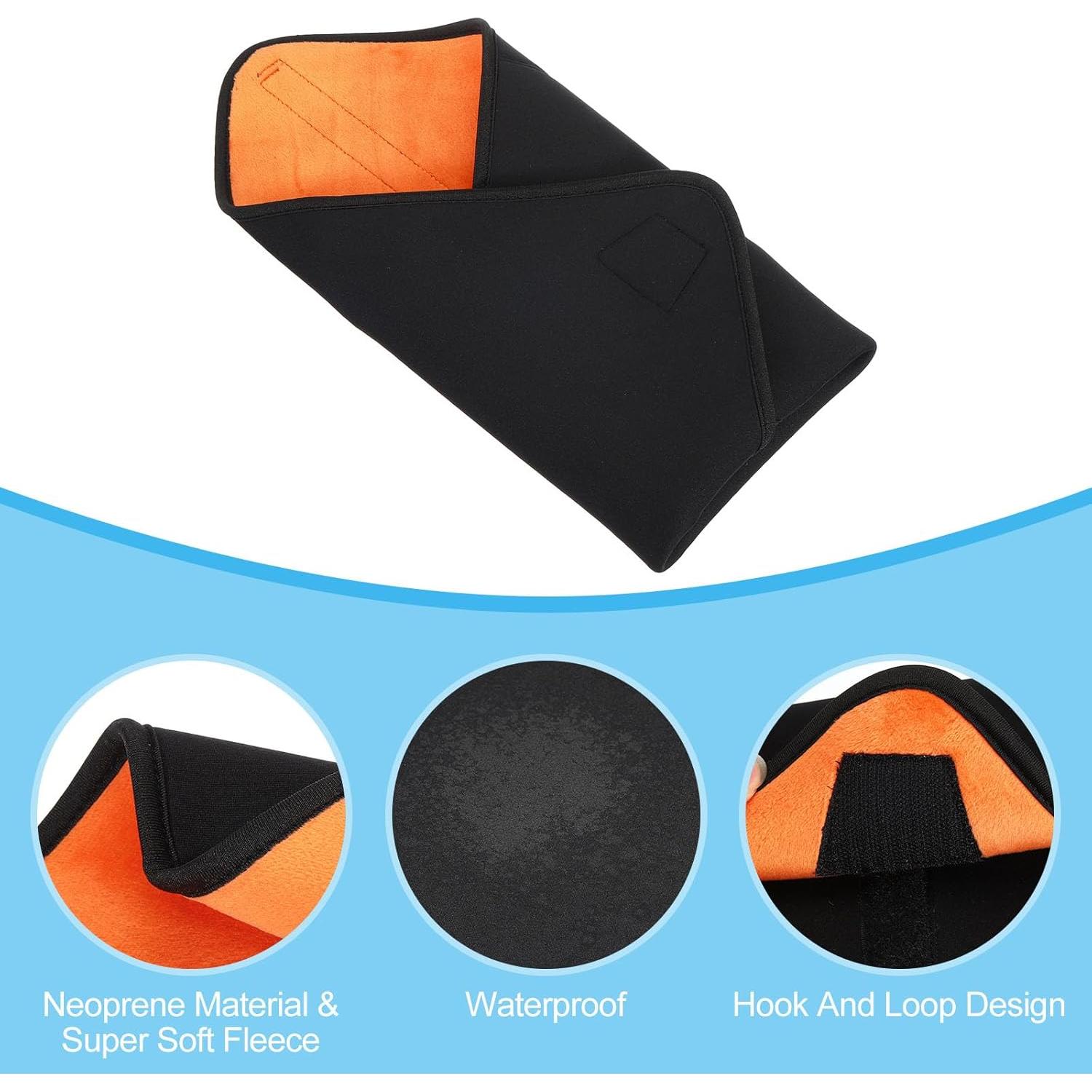 Funda Protectora para Cámara PATIKIL Neopreno 45x45cm Negro Naranja
