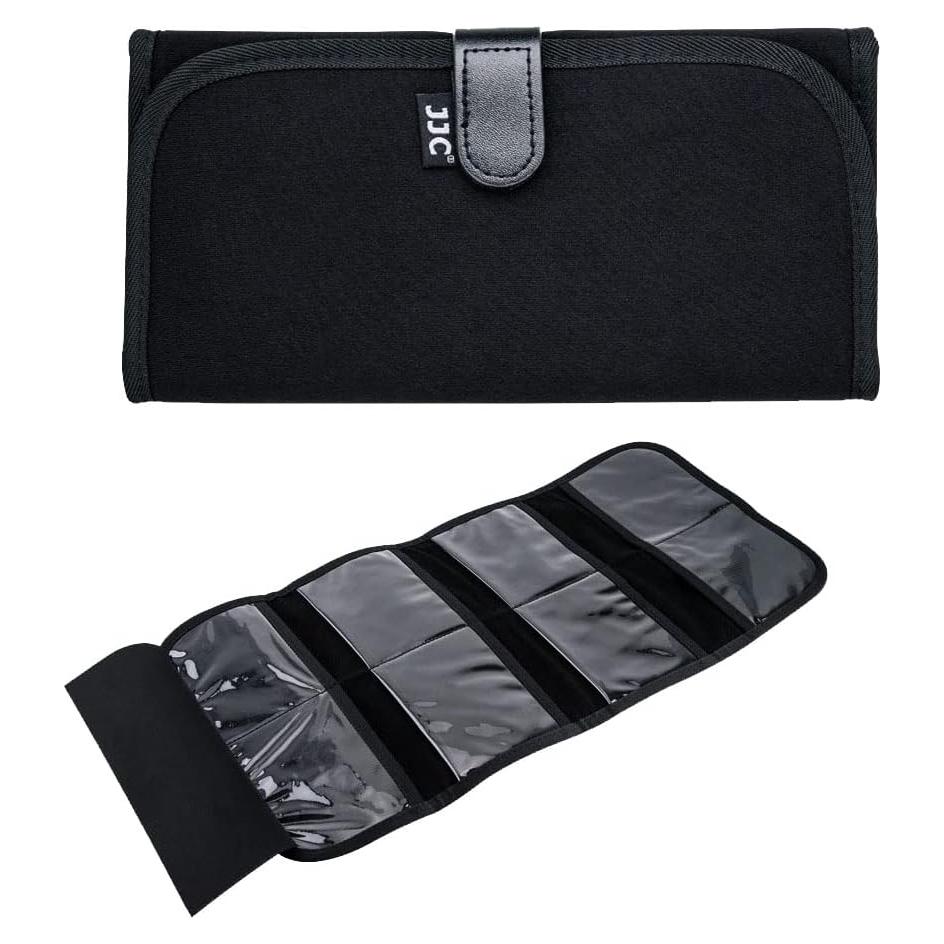Funda de Filtro de Lente JJC 8 Bolsillos hasta 82mm Plegable
