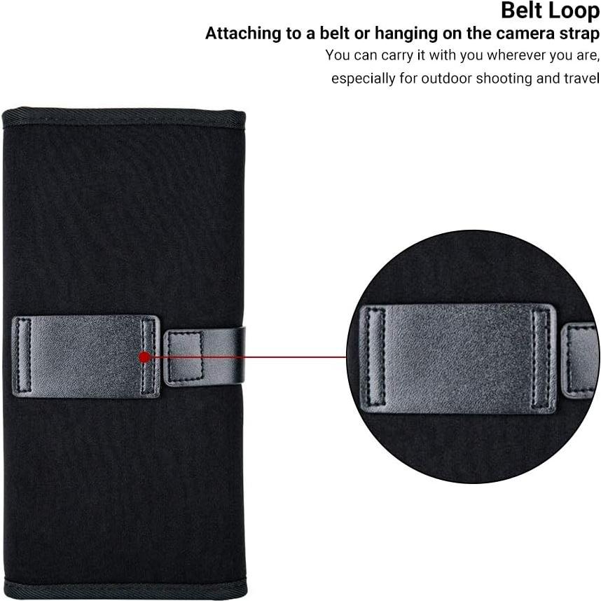 Funda de Filtro de Lente JJC 8 Bolsillos hasta 82mm Plegable