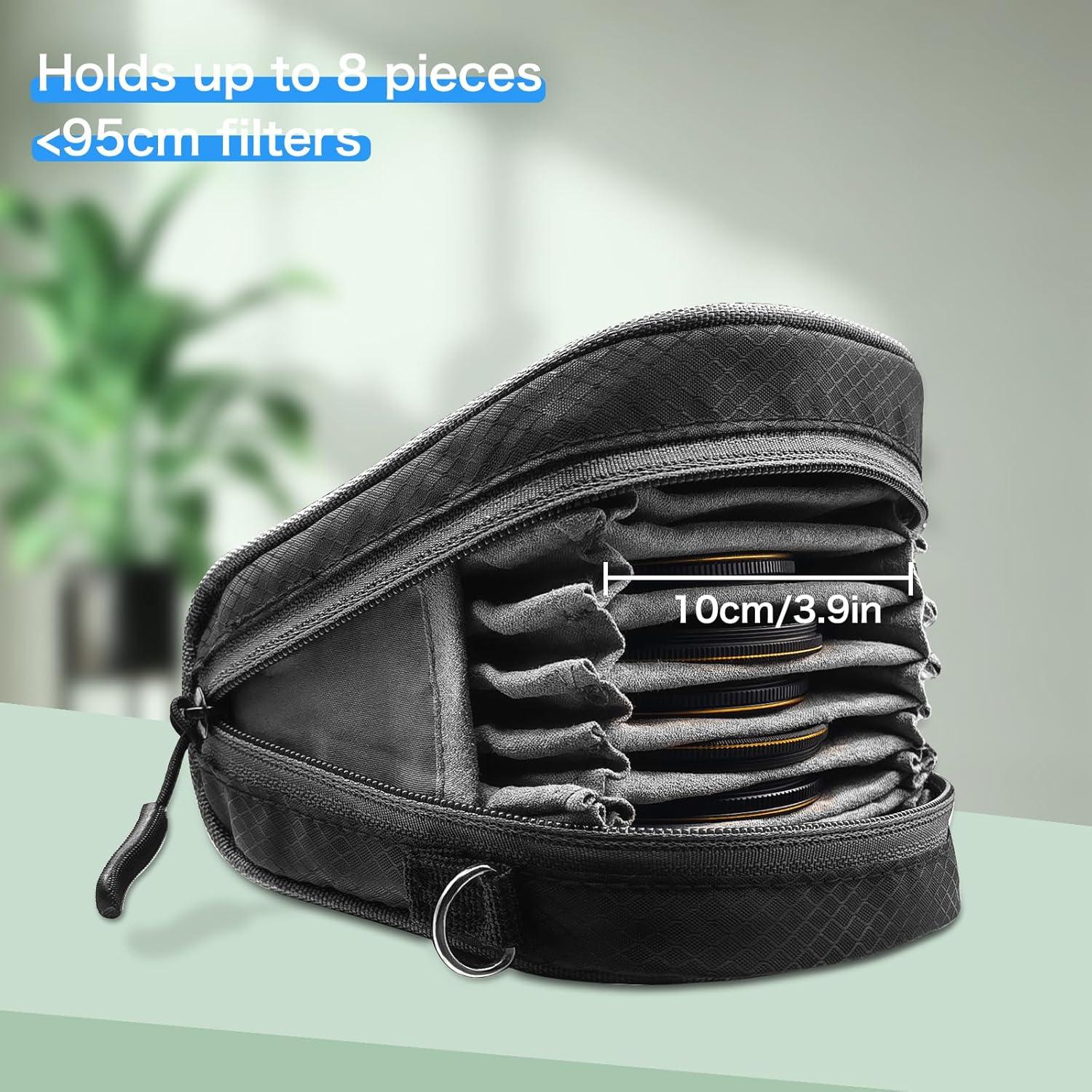 Bolsa de Filtro Lightdow para Lentes 37mm-95mm Resistente al Agua