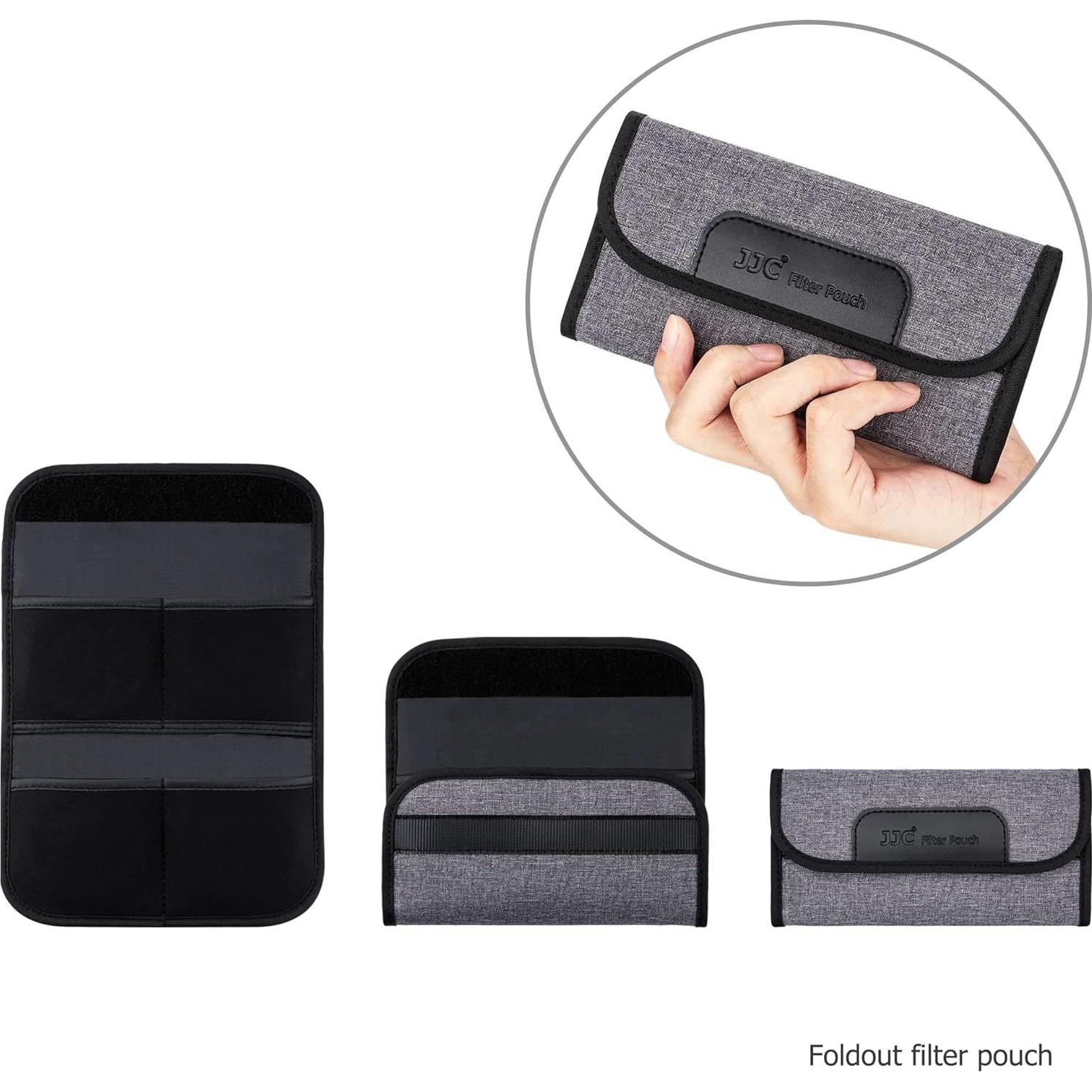 Funda de Filtro de Lente JJC FP-K4S para 4 Filtros hasta 58mm