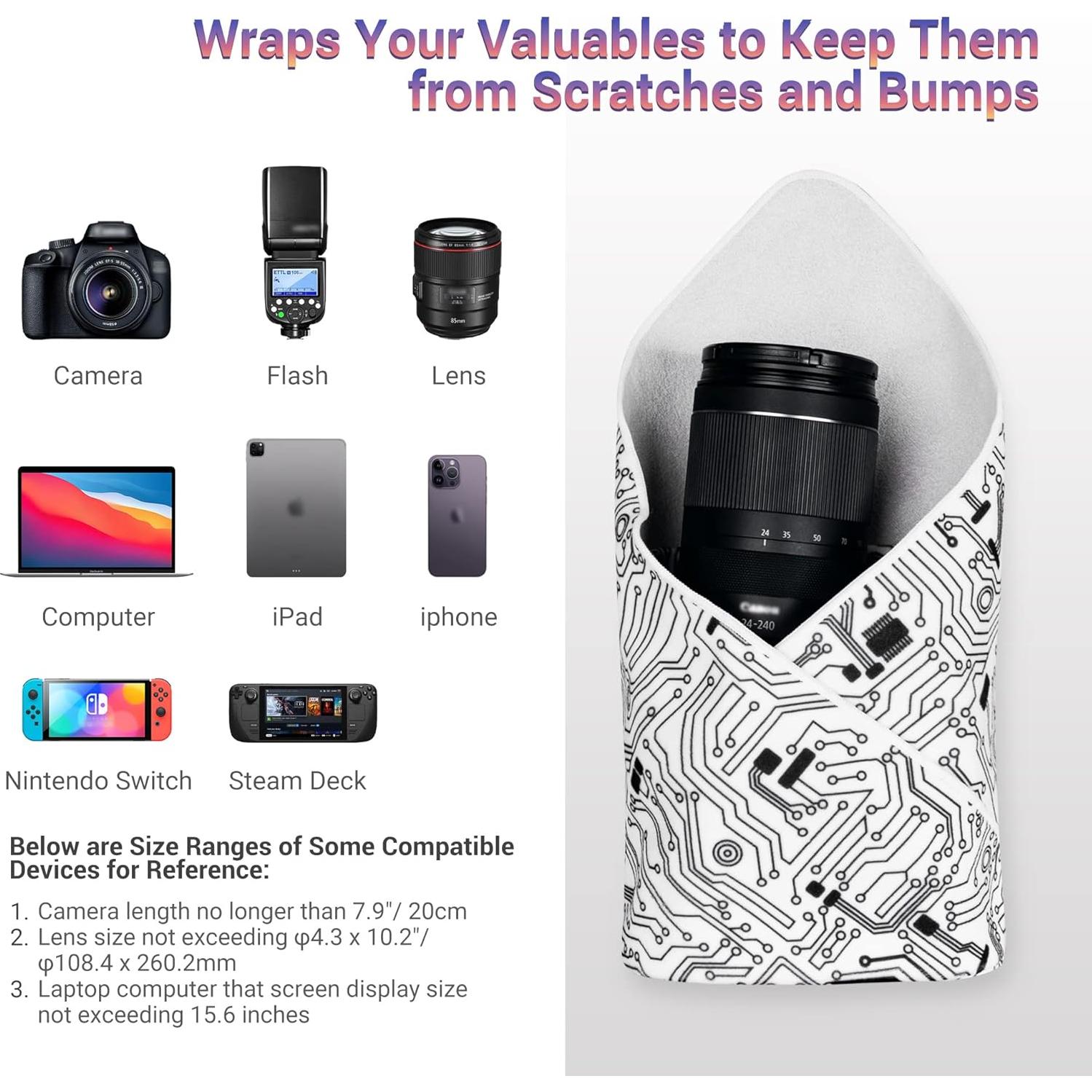 Envoltura Protectora de Cámara 50x50cm SA - Accesorios Viaje