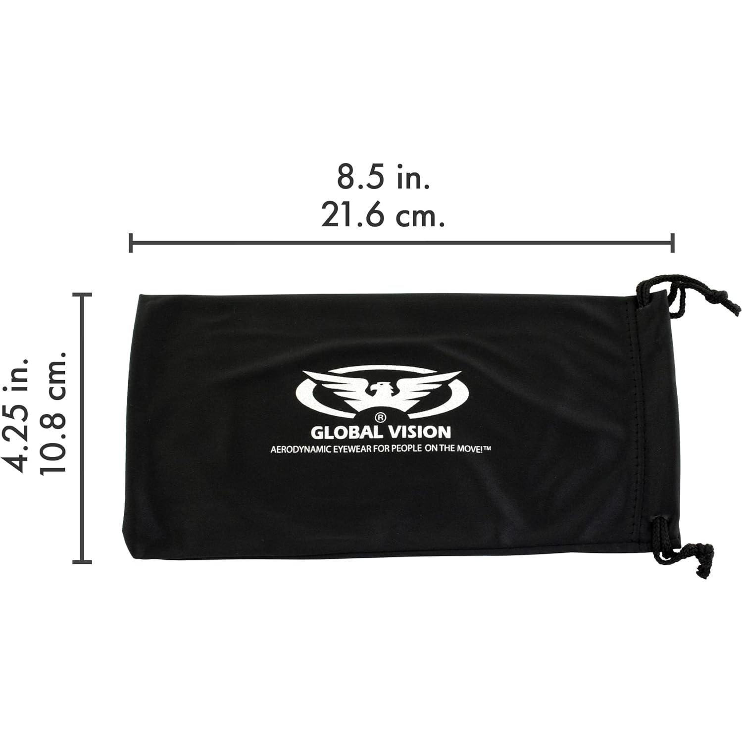 Funda de Microfibra Global Vision 10.8x21.6 cm Negra