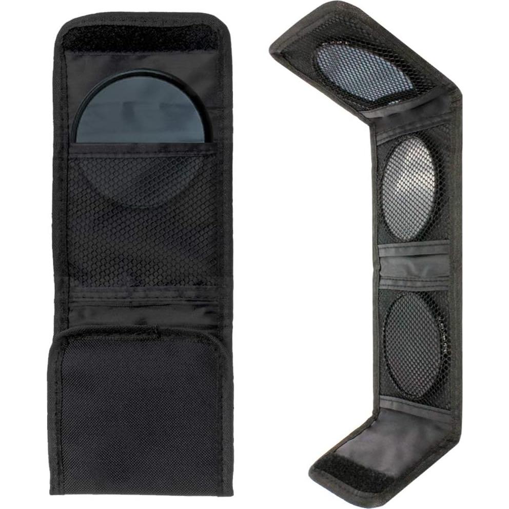 Funda de Filtro LS Pro 3 Bolsillos para Lentes de Cámara