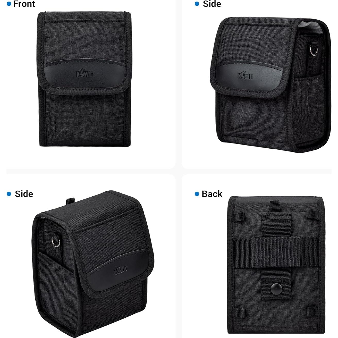 Bolsa de Viaje KIWIFOTOS para Cámara Compacta Negra 150x90x90mm