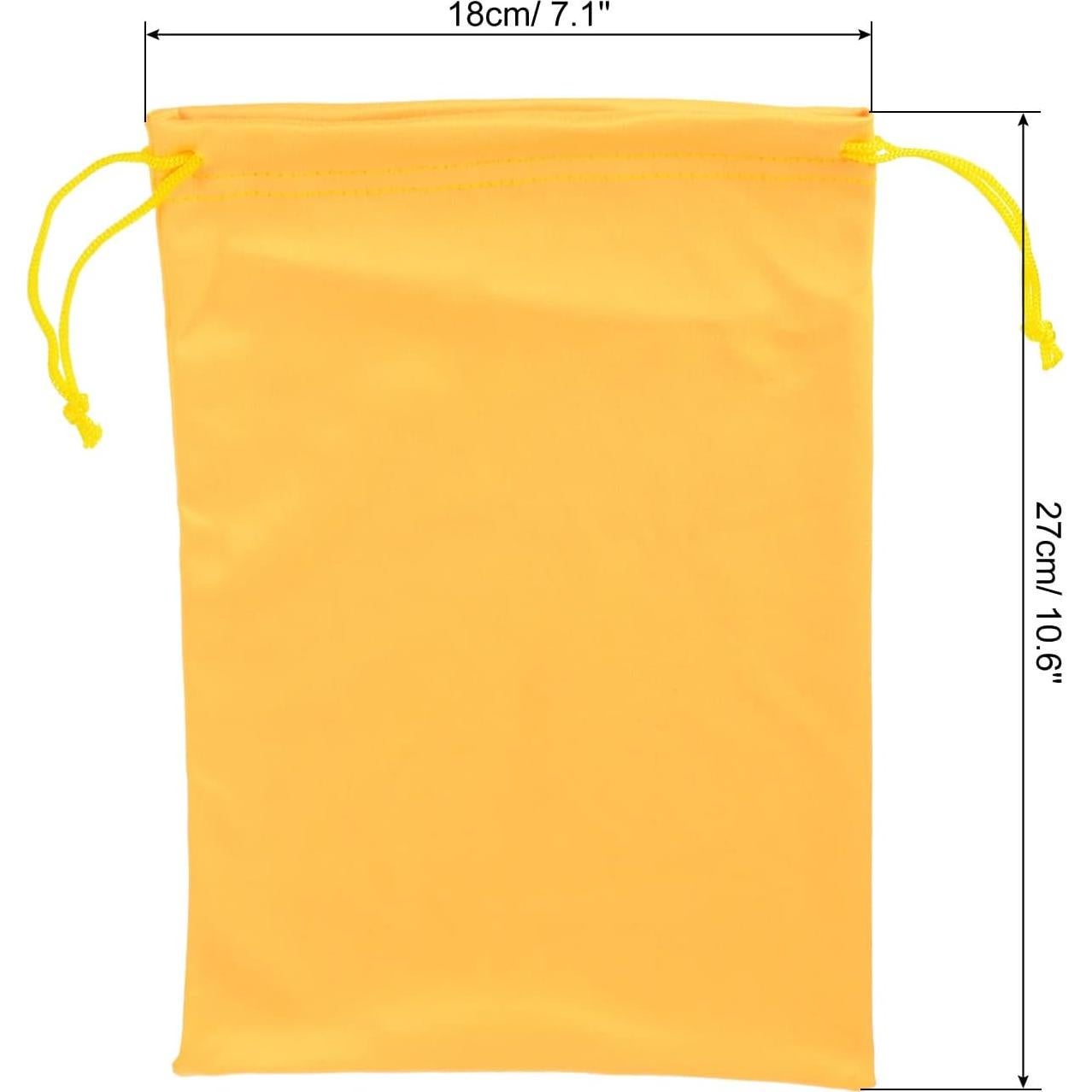 Bolsa de Gafas de Esquí PATIKIL Microfibra Amarillo 18x27cm