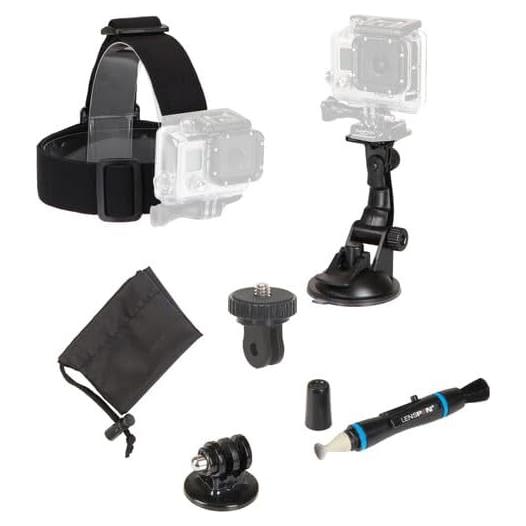 Kit de Accesorios 5 Piezas Sunpak para Cámaras GoPro