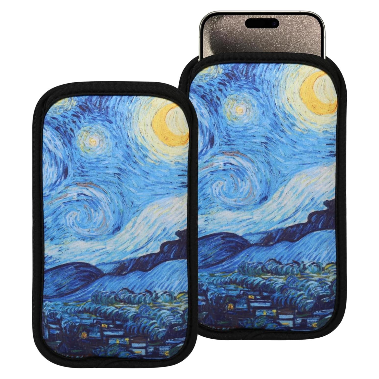 Funda de Neopreno YICHEEY Grande Noche Estrellada para Celular