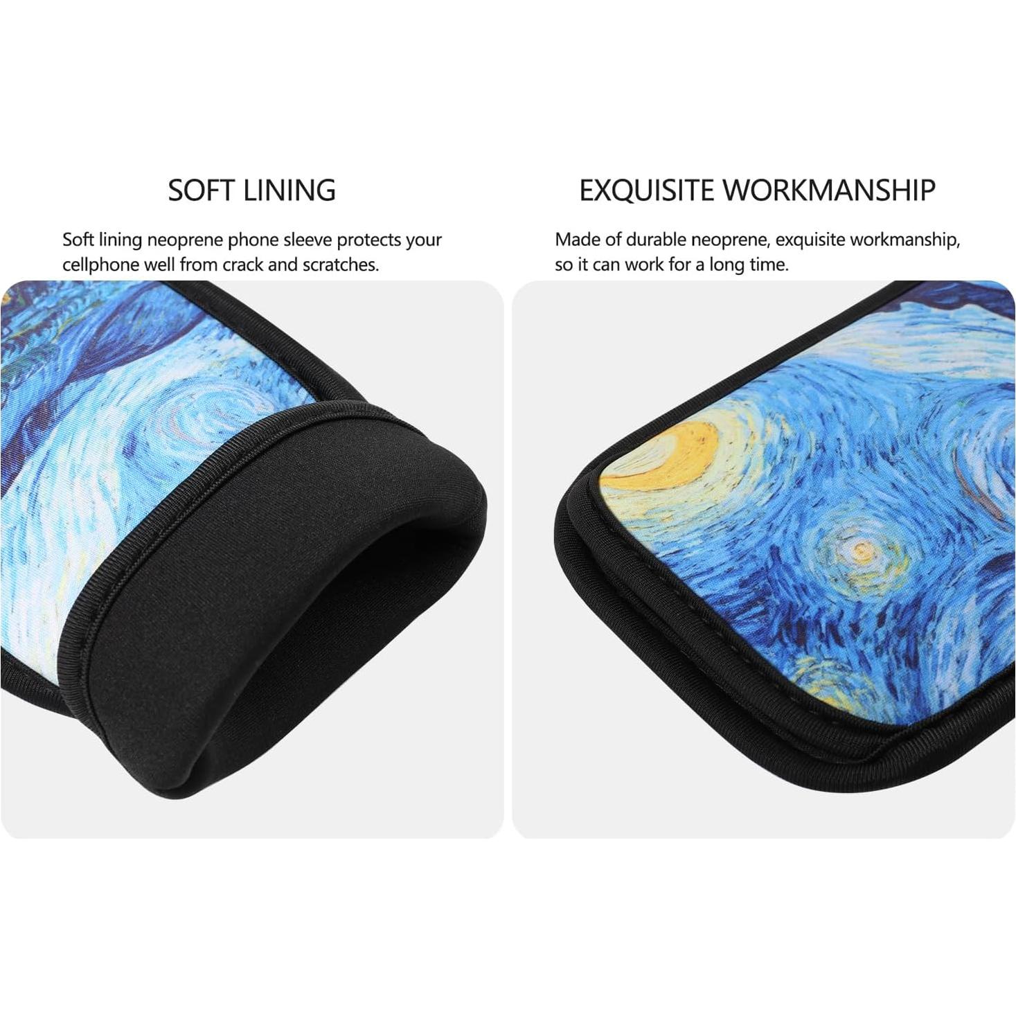 Funda de Neopreno YICHEEY Grande Noche Estrellada para Celular