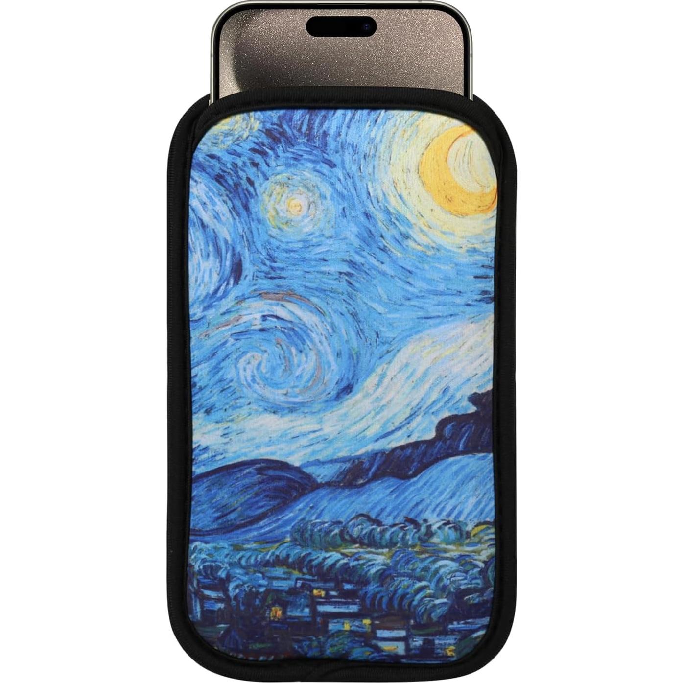 Funda de Neopreno YICHEEY Grande Noche Estrellada para Celular