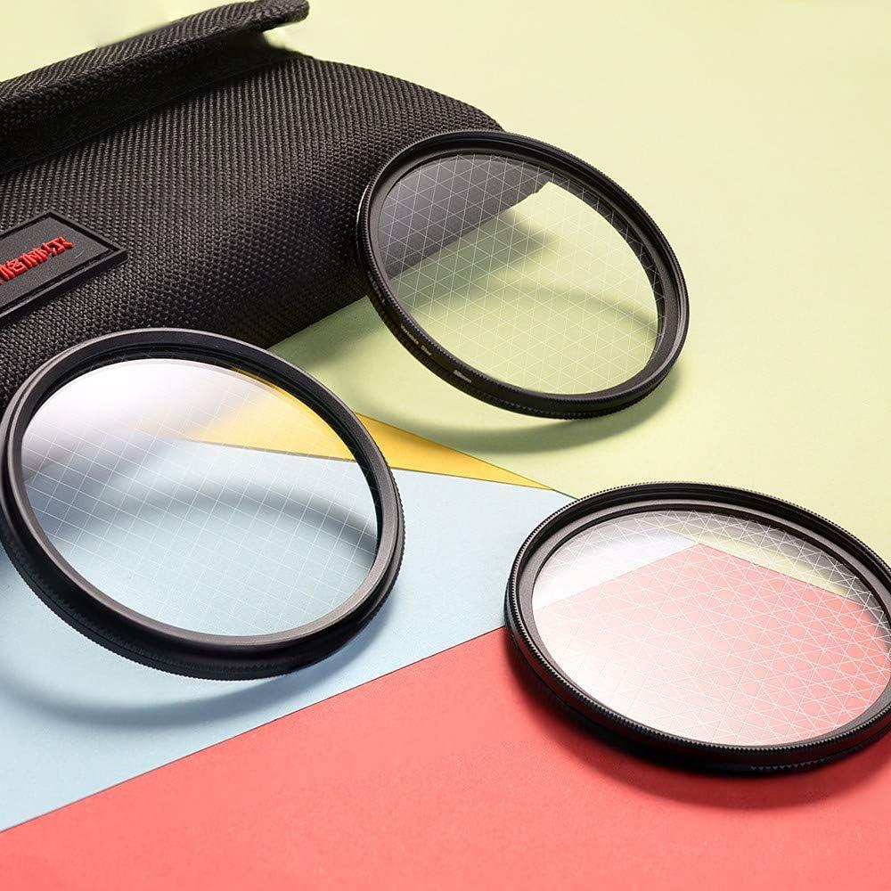 Filtro Estrella Variable 62mm GREEN.L con 3 Filtros y Bolsa