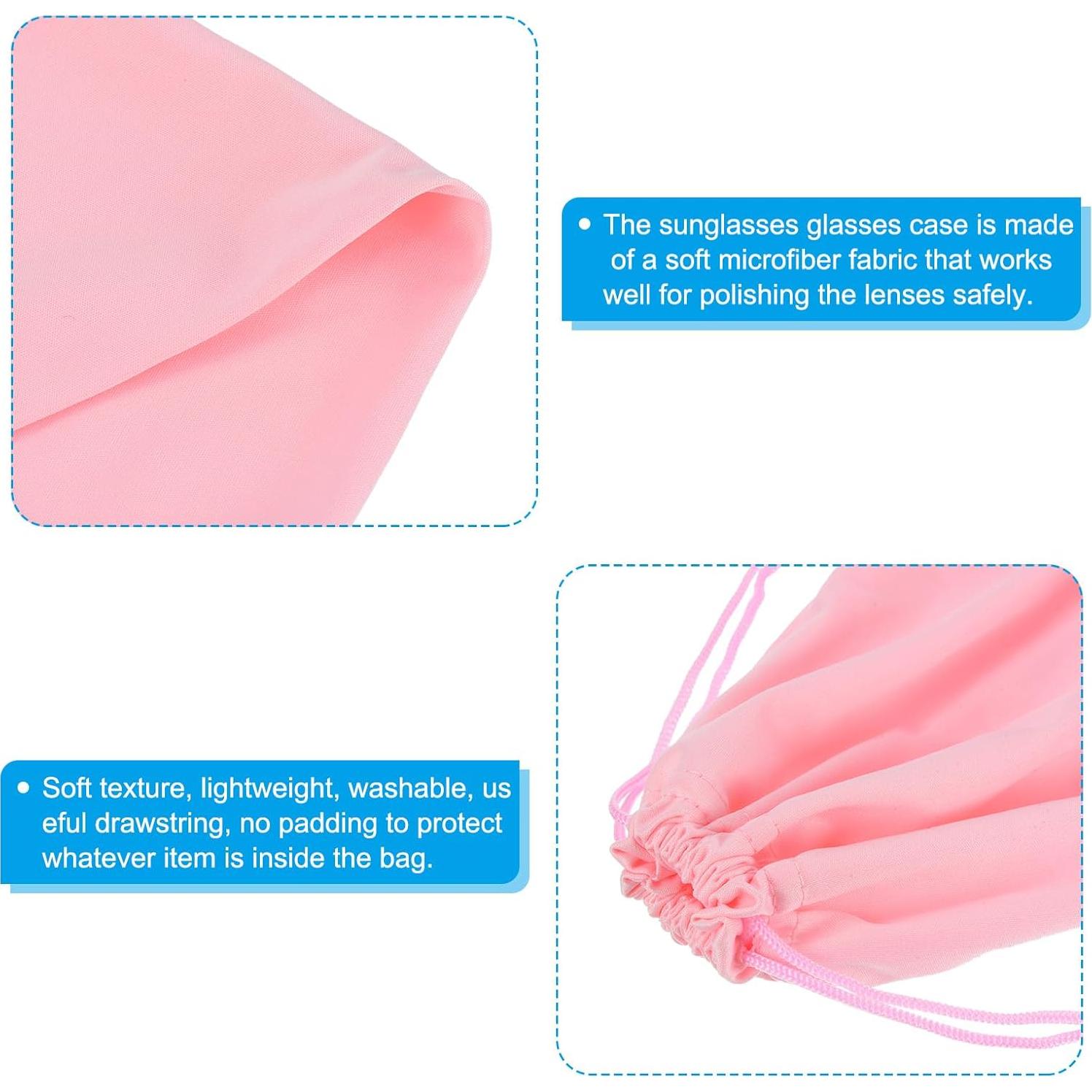 Bolsas de Gafas de Esquí PATIKIL Microfibra 18x27cm 2 Unidades