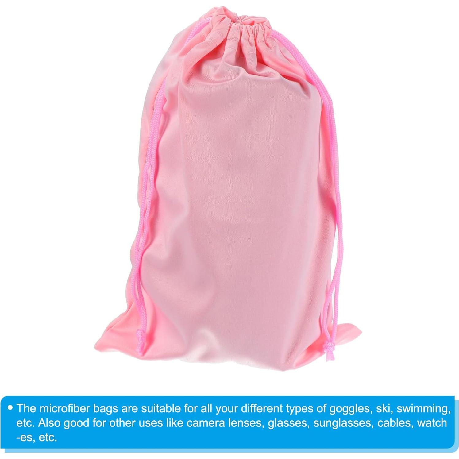 Bolsas de Gafas de Esquí PATIKIL Microfibra 18x27cm 2 Unidades