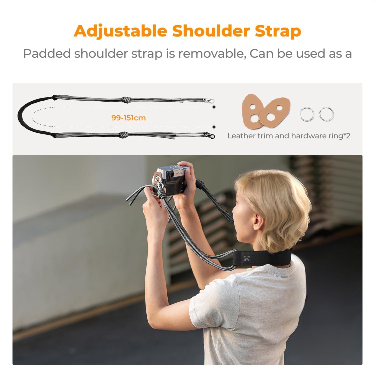 Bolsa de Mensajero K&F Concept para Cámara Compacta Negra