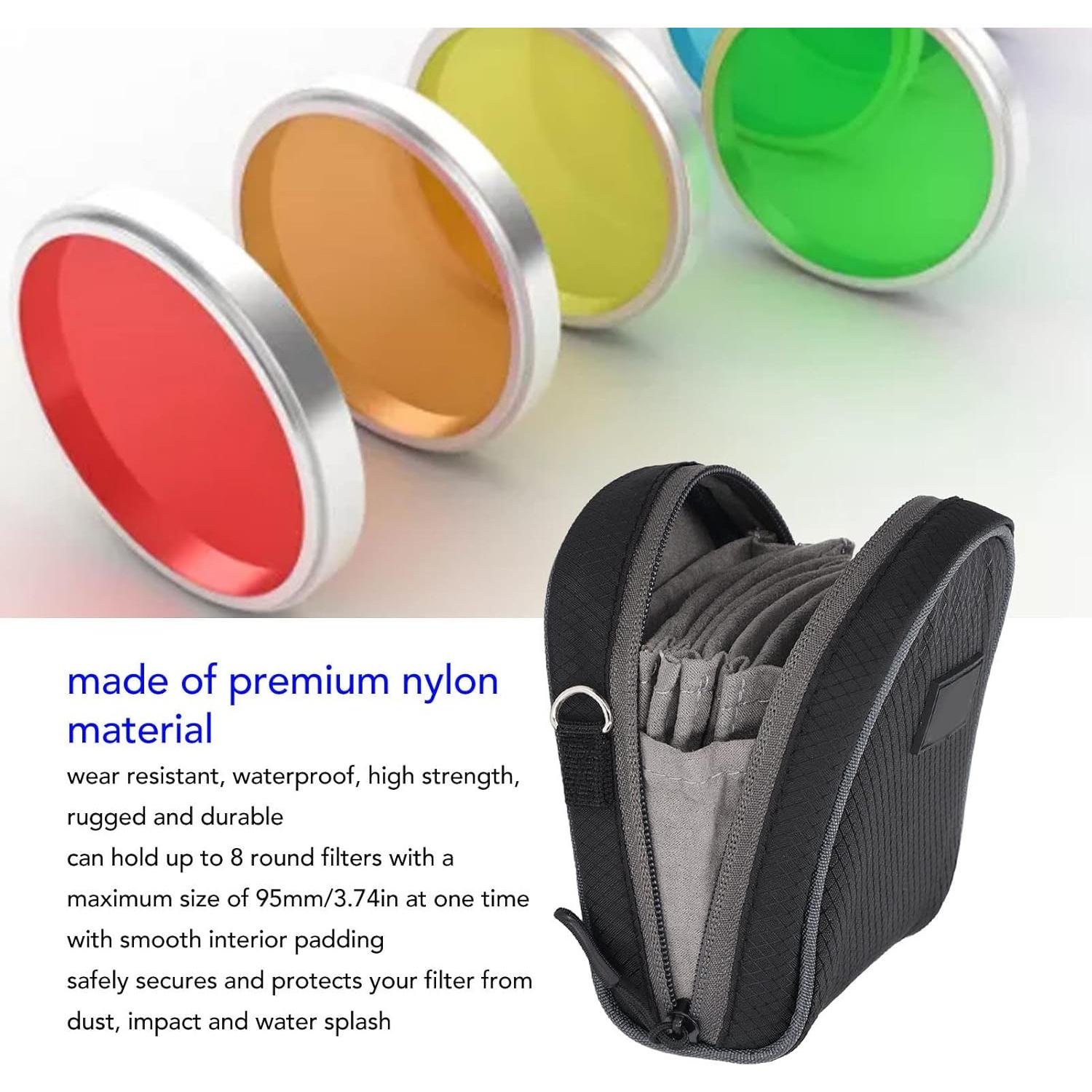 Funda de Filtro de Cámara BORDSTRACT 8 Bolsillos Resistente al Agua