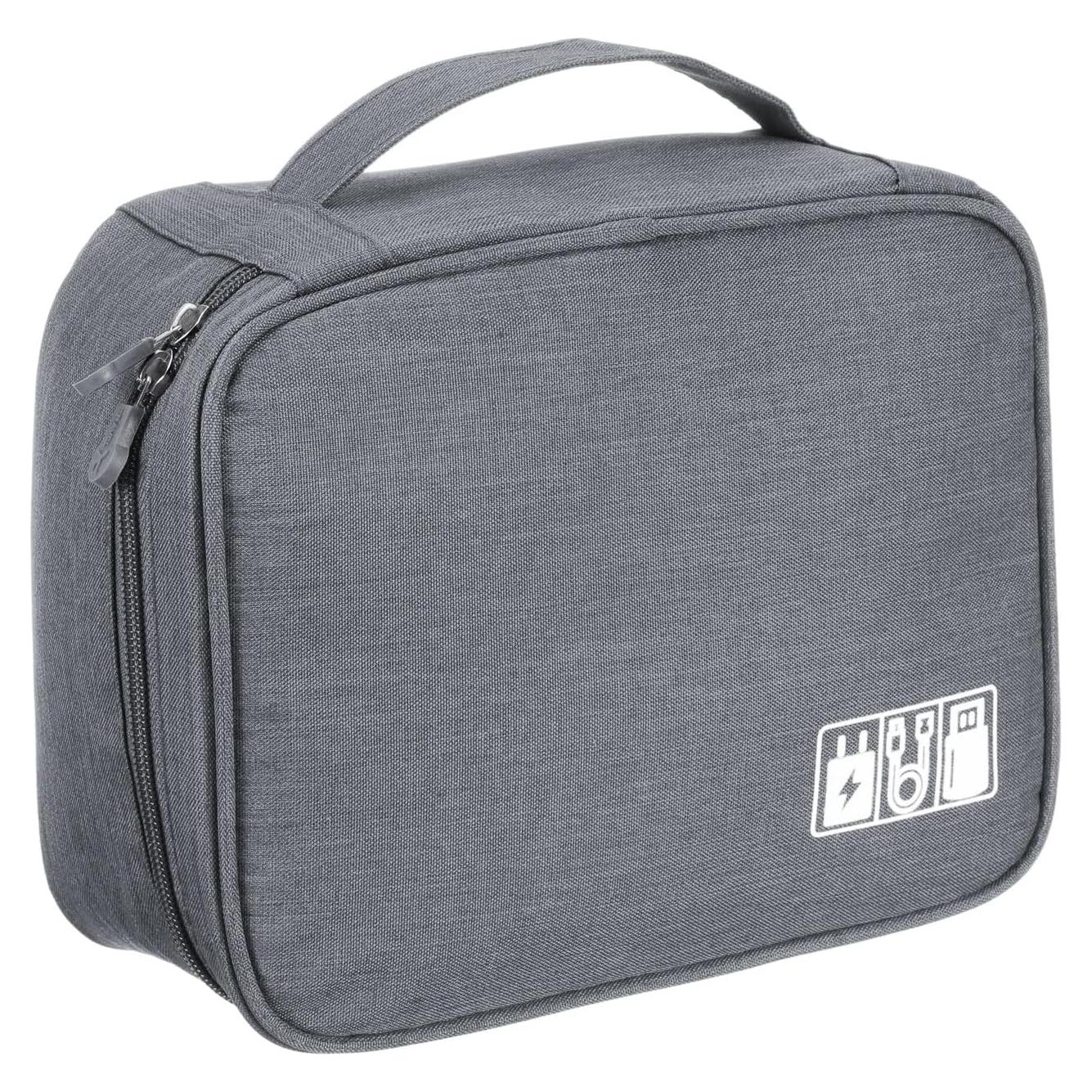 Bolsa Organizadora de Cables PATIKIL 24.5x10x18cm Gris