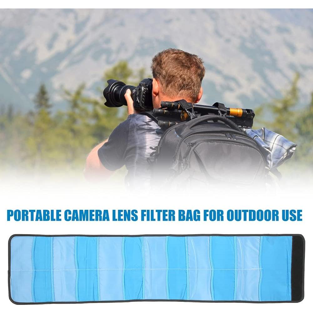 Bolsa de Almacenamiento de Filtros Bindpo 12 Compartimentos 82mm