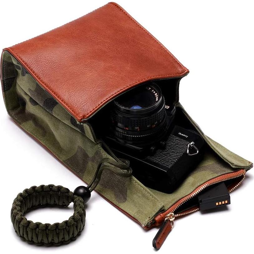 Funda de cámara sin espejo CANPIS, bolsa de viaje 14x9x15cm