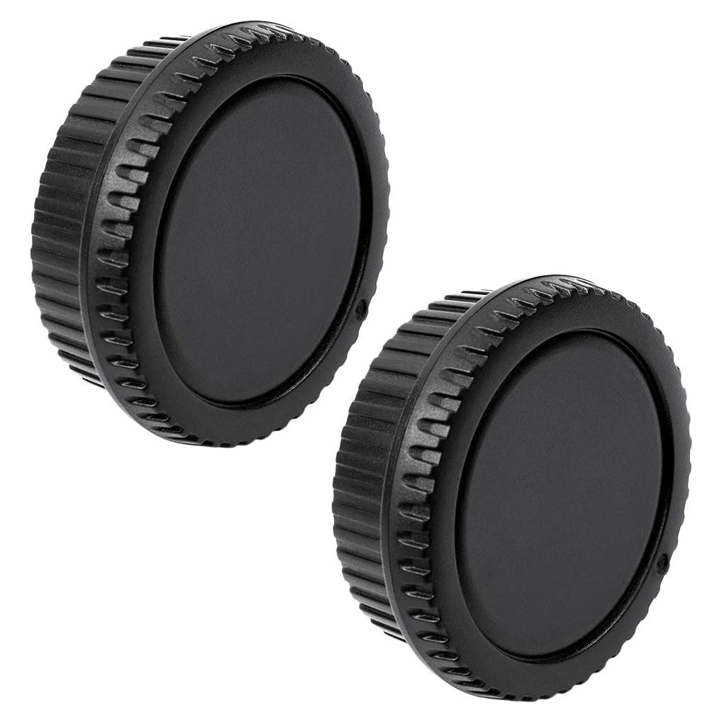 Juego de tapas de cuerpo y lente para cámaras DSLR Canon