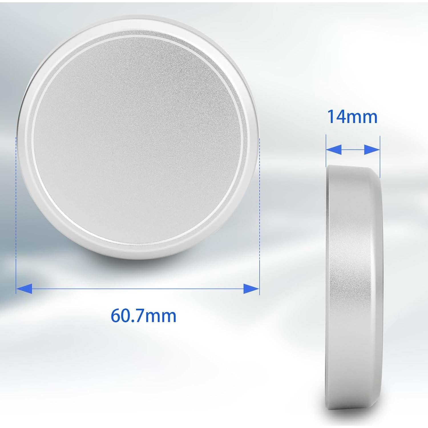 Capucha de lente de metal Haoge para Fujifilm X100VI/X100V Plata