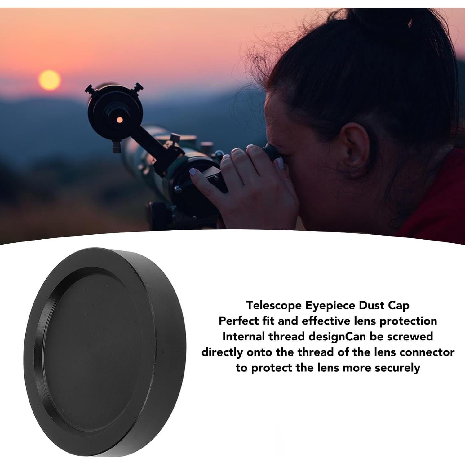 Tapa de Polvo para Telescopio Acogedor M48x0.75 Aluminio