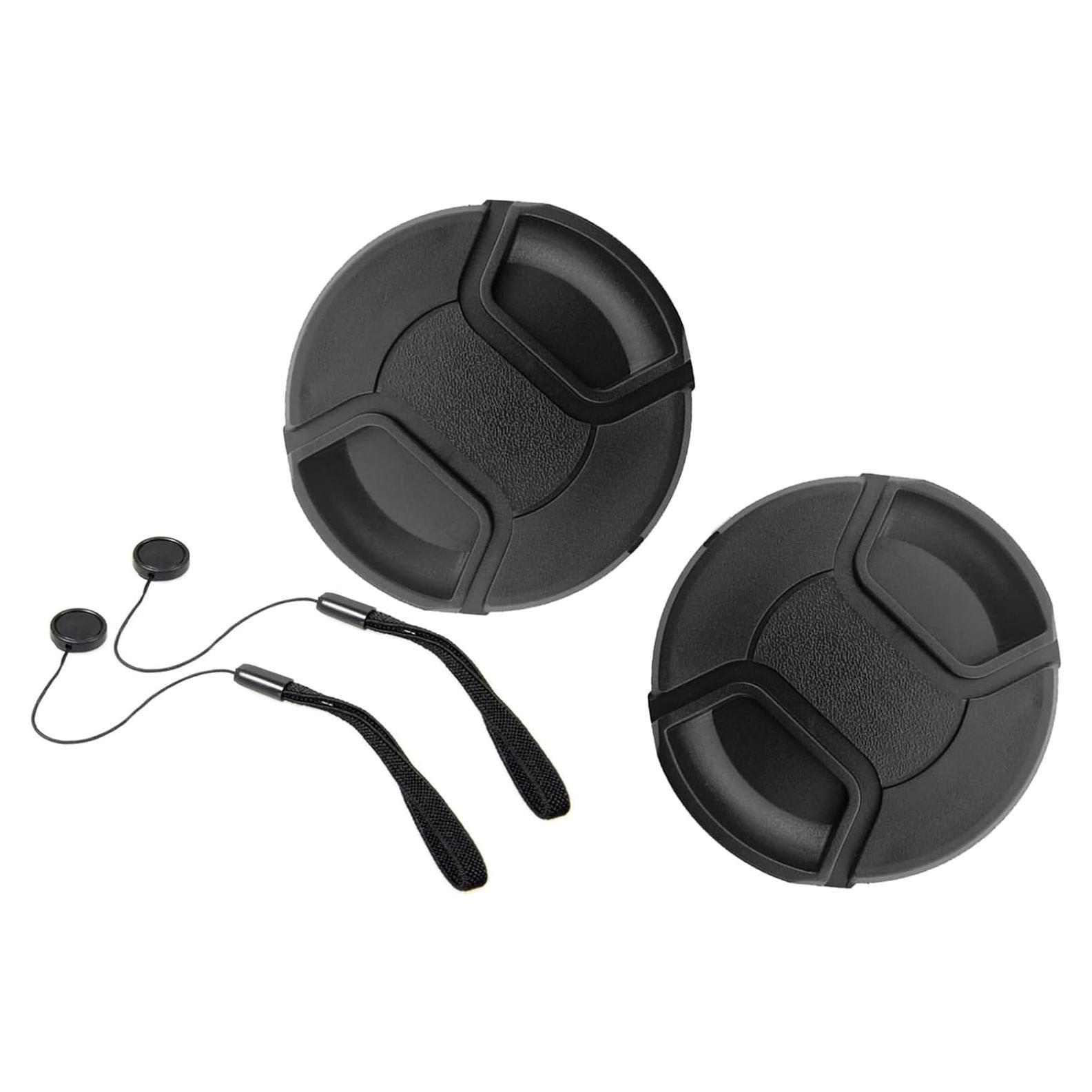 Funda de tapa de lente 46mm Snap-on para Nikon y Panasonic - Paquete de 2