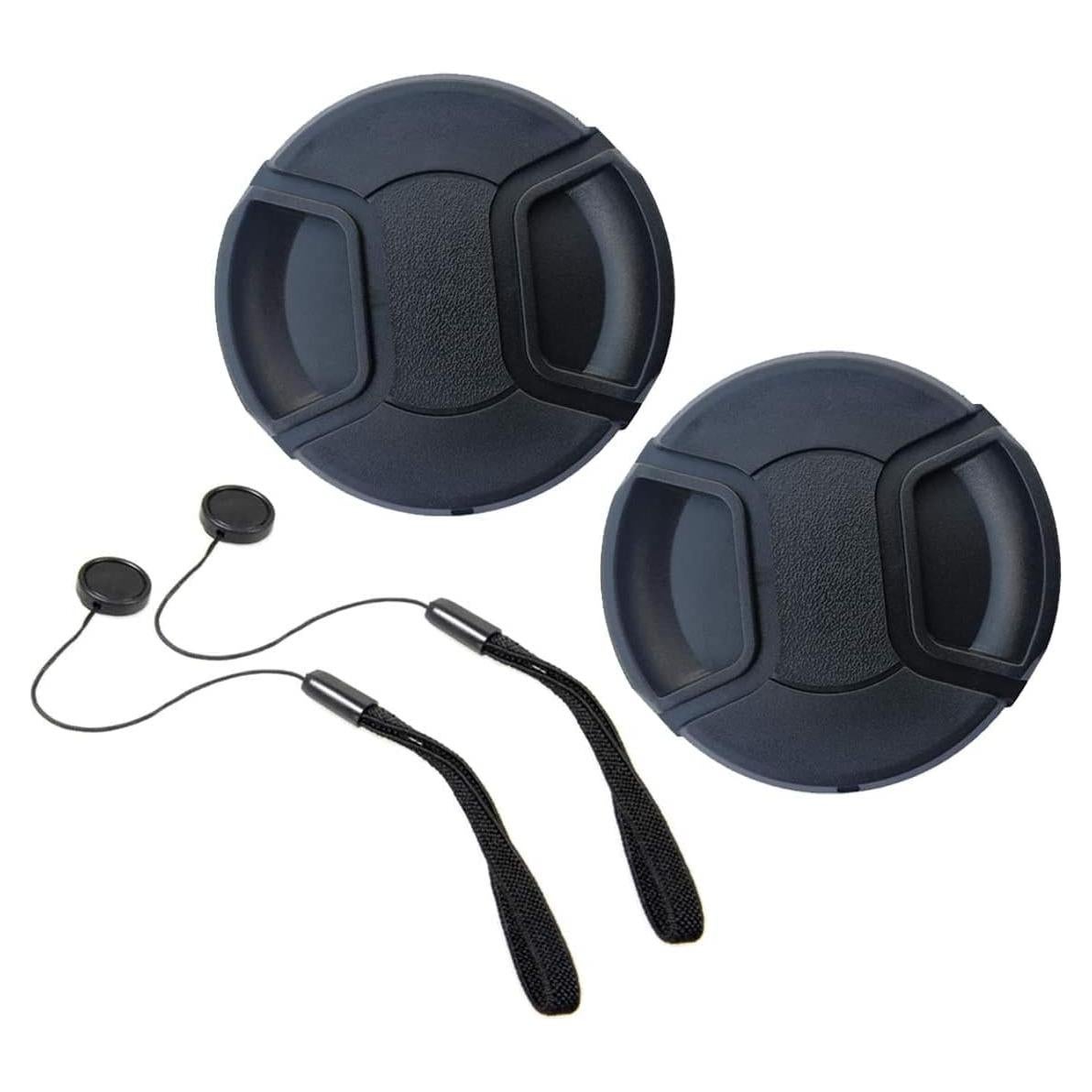 Tapa de lente de 52 mm Huipuxiang para Canon y Nikon - 2 Piezas