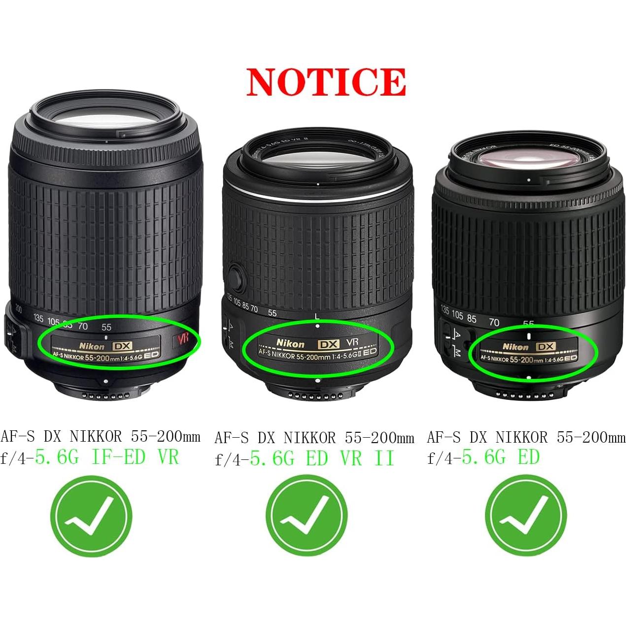 Tapa de lente de 52 mm Huipuxiang para Canon y Nikon - 2 Piezas