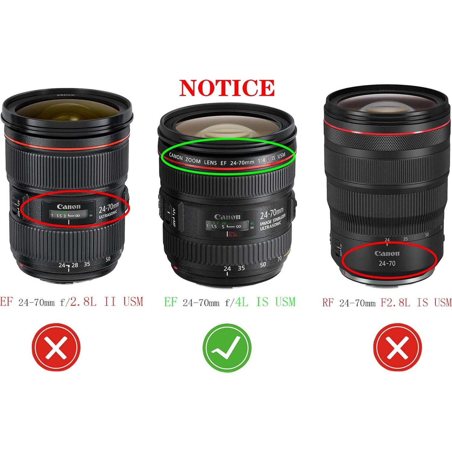 Tapa de lente 77 mm Huipuxiang para Canon y Nikon