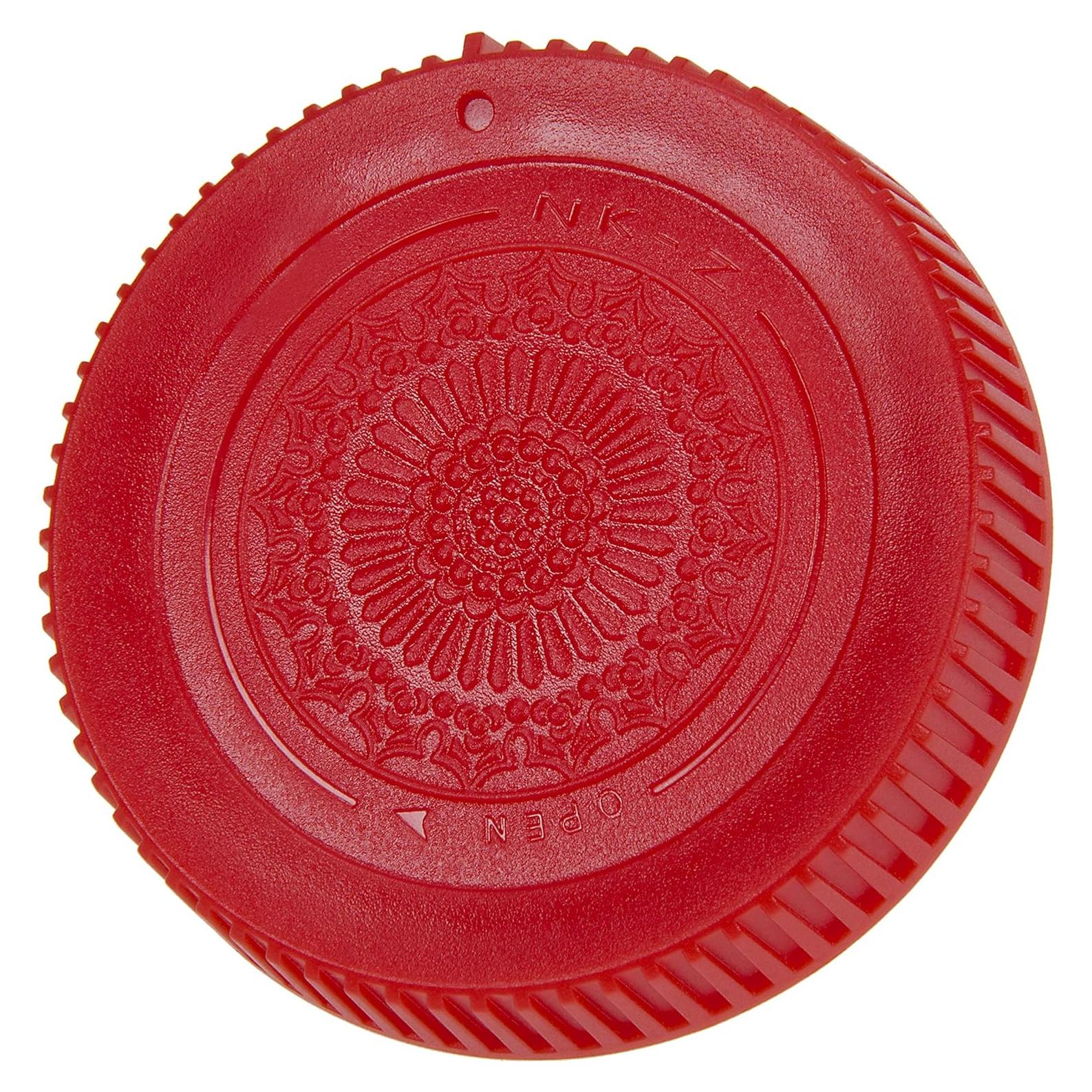 Tapa Trasera Fotodiox Roja para Lentes Nikon Z - Plástico