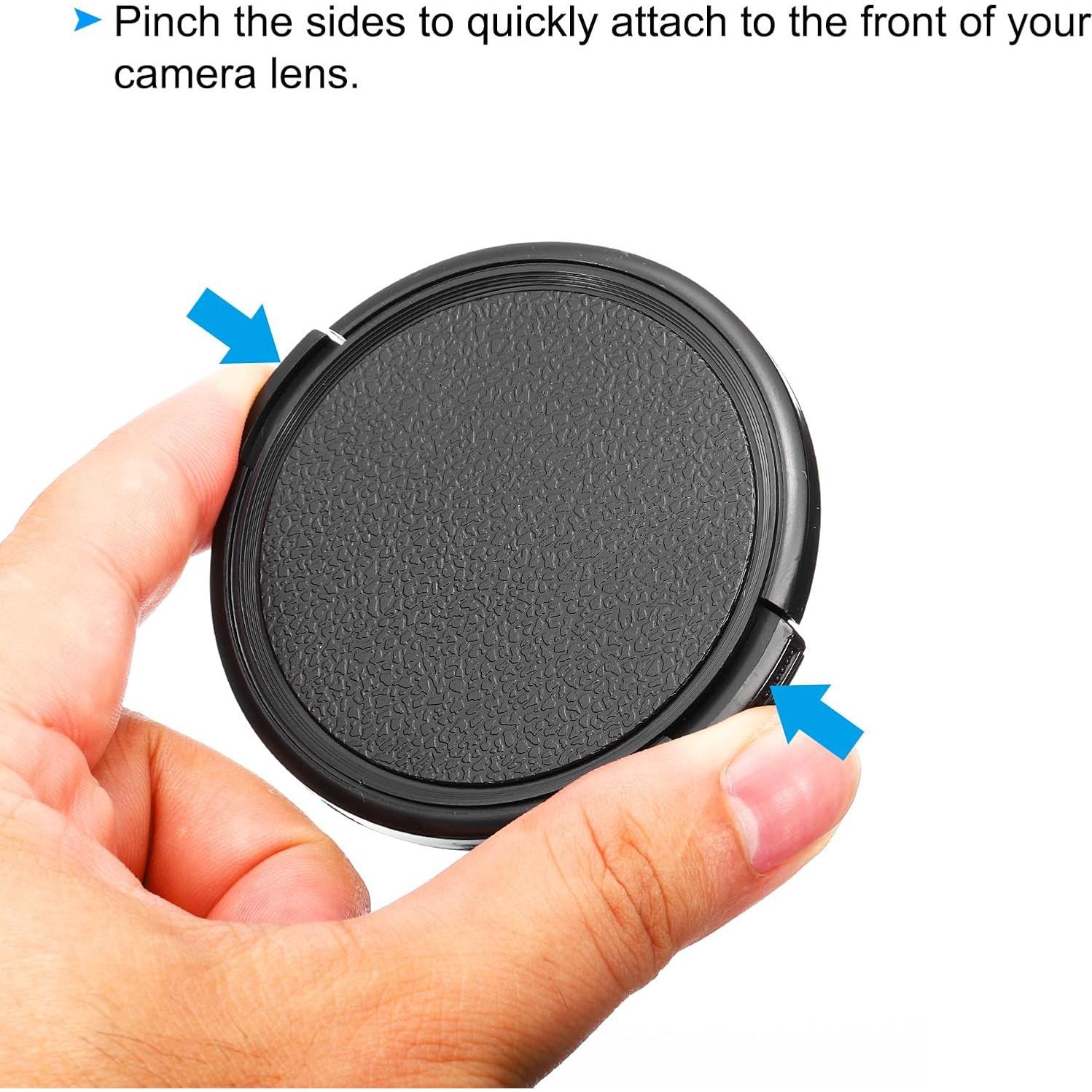 Tapa de Lente PATIKIL 67mm - Paquete de 3 con Paño Microfibra