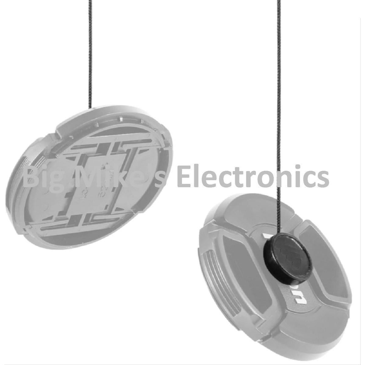 Tapa de lente Snap-On 49mm Big Mike's para Canon y Sony