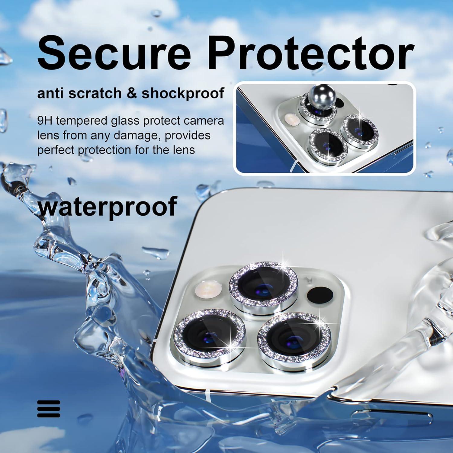 Protector de Lente de Cámara Misea para iPhone 14 Pro Max/Pro 9H