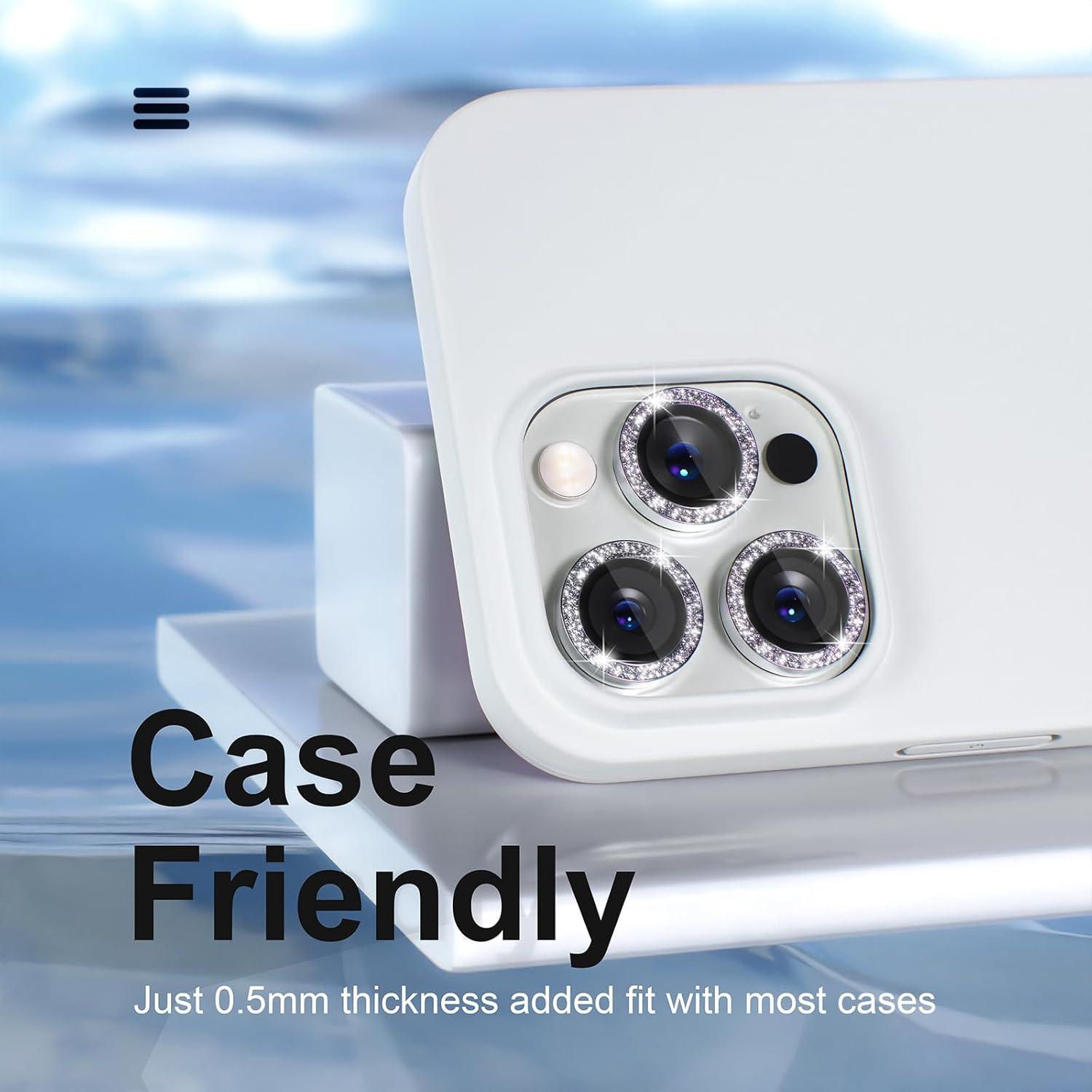 Protector de Lente de Cámara Misea para iPhone 14 Pro Max/Pro 9H