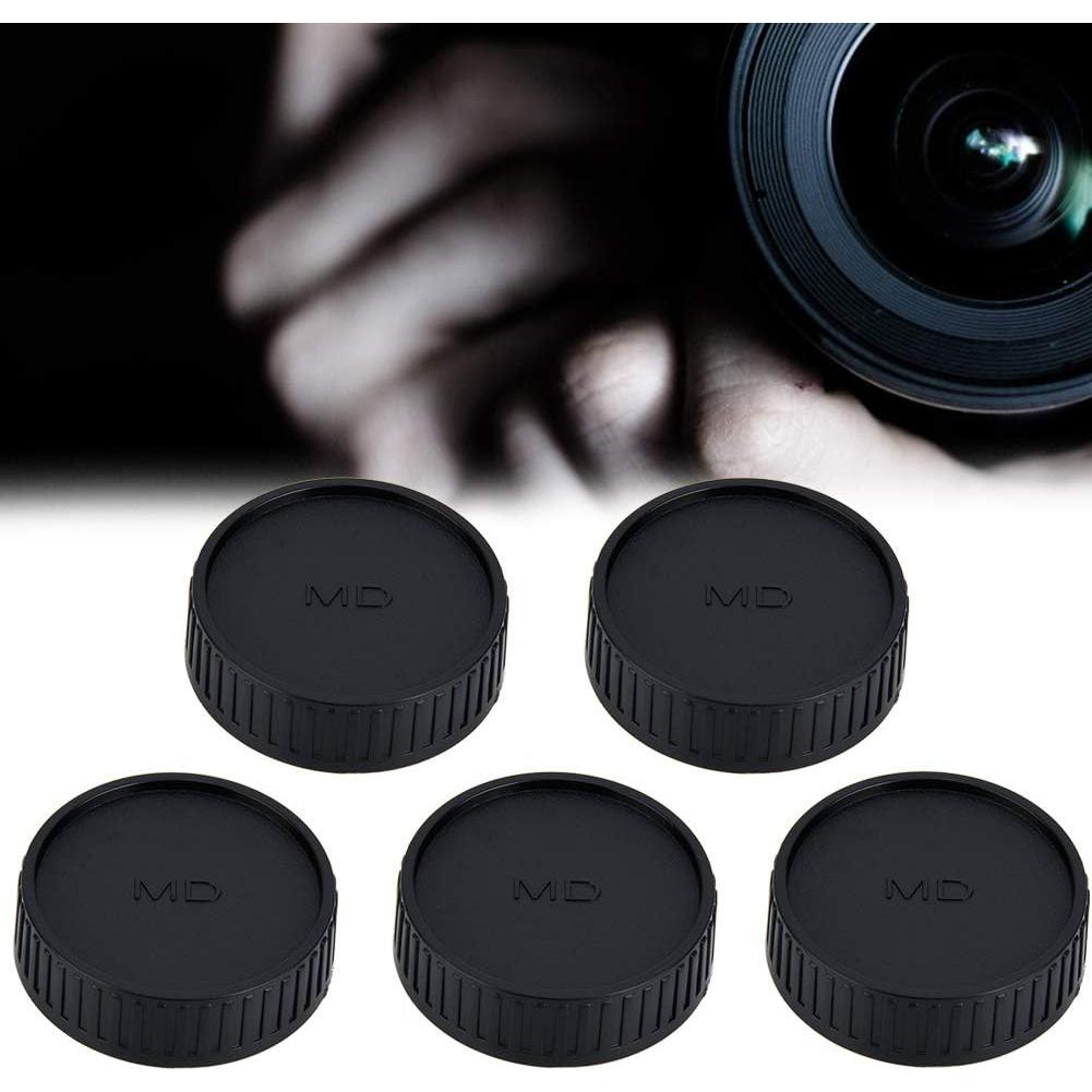 Cubierta Trasera de Lente Minolta MD - 5 Piezas, Plástico Negro