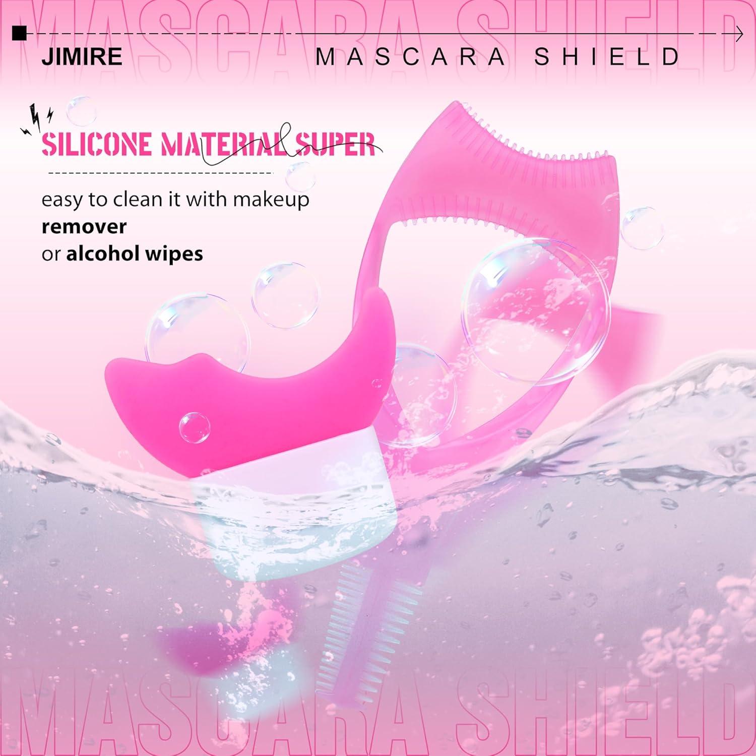 Escudo de Máscara 3 en 1 JIMIRE para Pestañas - Rosa