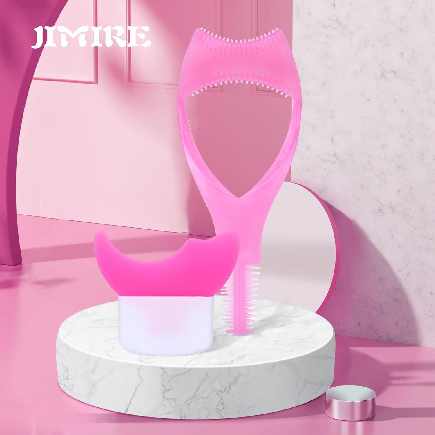 Escudo de Máscara 3 en 1 JIMIRE para Pestañas - Rosa