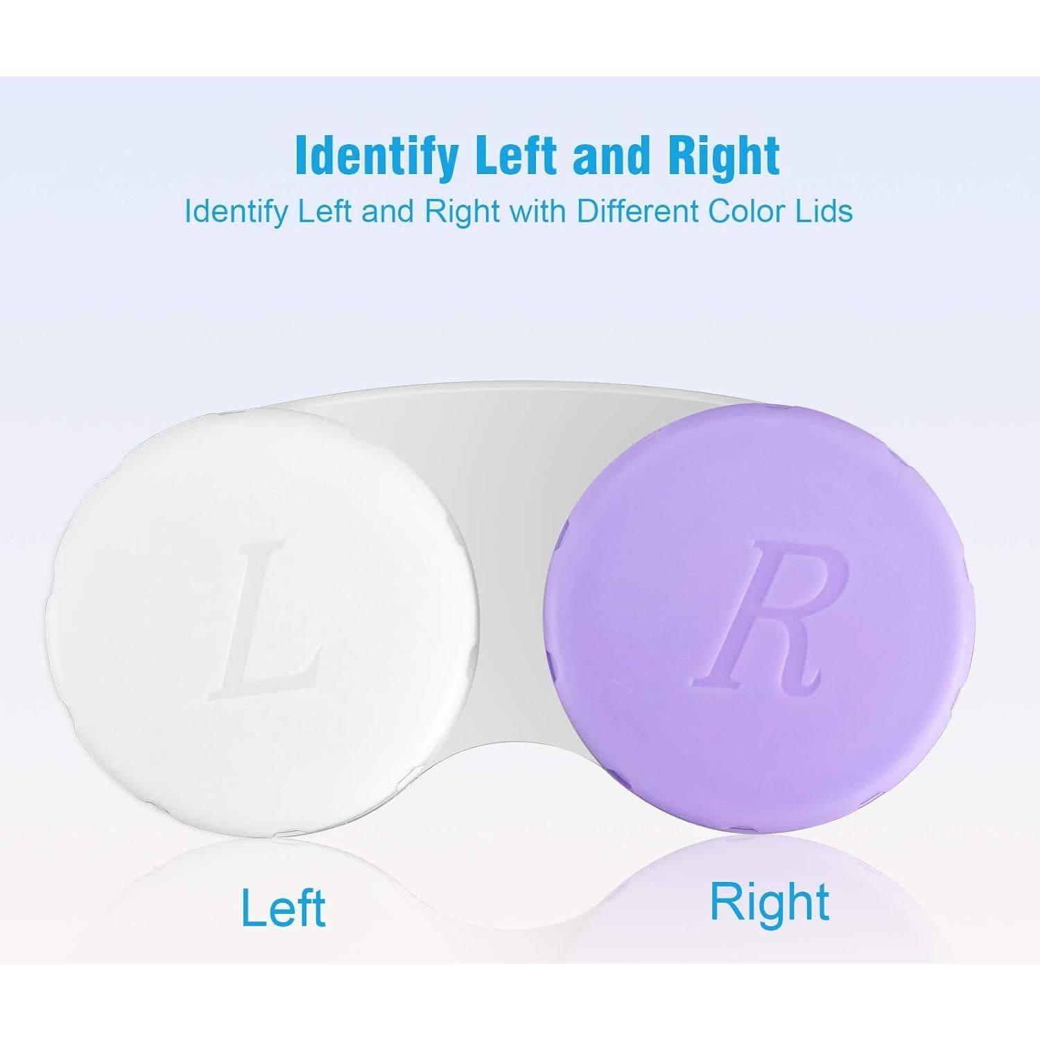 Estuche para Lentes de Contacto QVVQ 12PCS Mini Viaje