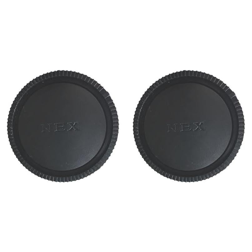 Paquete de 2 tapas de cuerpo y lente para cámaras Sony E