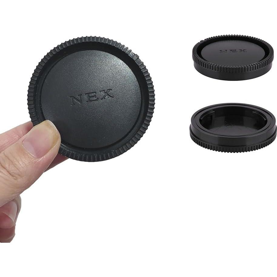 Paquete de 2 tapas de cuerpo y lente para cámaras Sony E